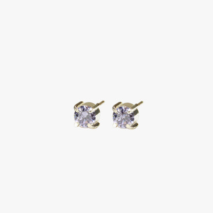 Lavender Zirconita Studs